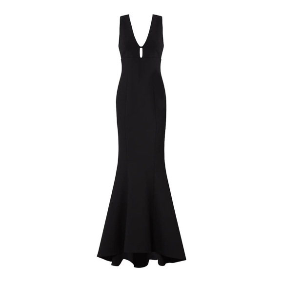 LIKELY x Revolve Albury Cutout Maxi Gown Black Size 6 - Picture 2 of 9
